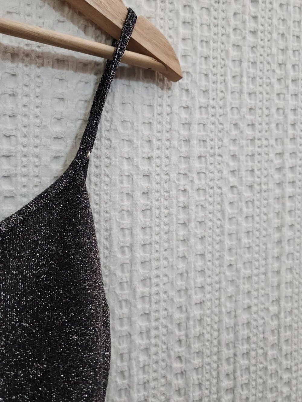 Urban Outfitters Arna Sparkle Midi Dress Gray and Black Women's Size Medium - Picture 8 of 14